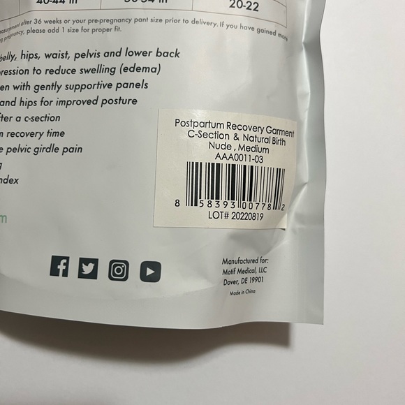 MOTIF POSTPARTUM SUPPORT NUDE GARMENT - Picture 3 of 3